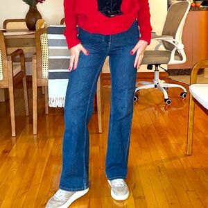 Free People Dark Blue Jeans